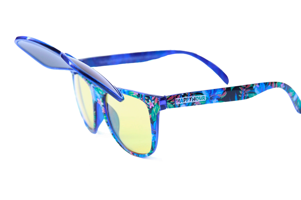 Tropical Boomps Flip up sunglasses happy hour – Happy Hour